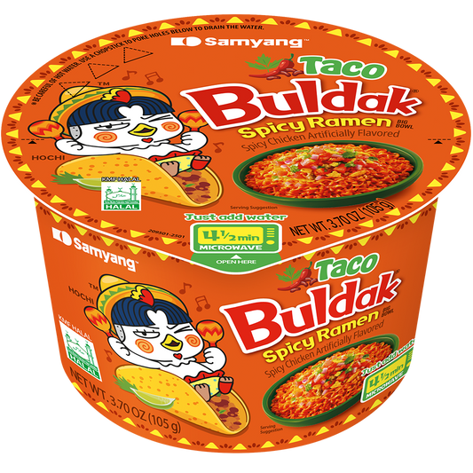 SamYang Ramen Hot Chicken Taco Big Bowl