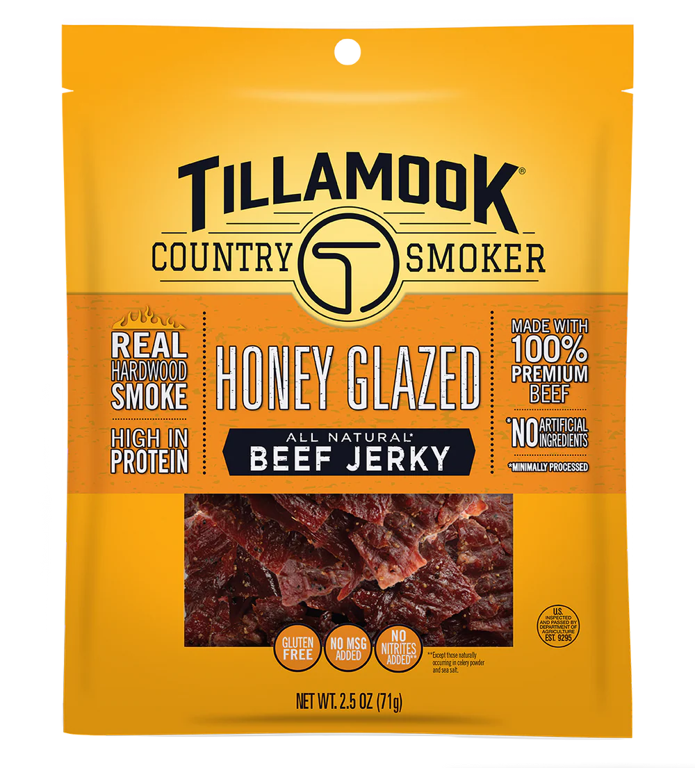 Tillamook Honey Glazed Beef Jerky 2.5oz