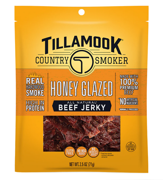 Tillamook Honey Glazed Beef Jerky 2.5oz