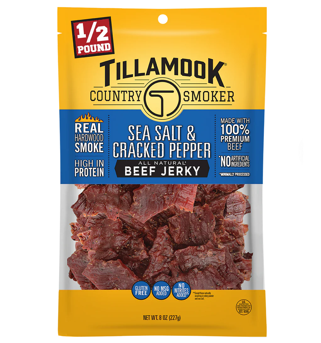 Tillamook Peppered Beef Jerky 8oz