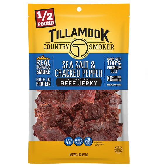 Tillamook Peppered Beef Jerky 8oz