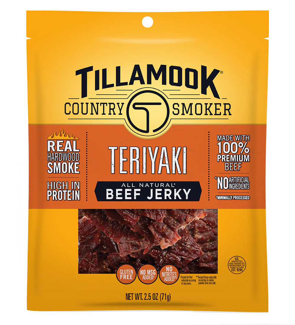 Tillamook Teriyaki Beef Jerky 2.5oz