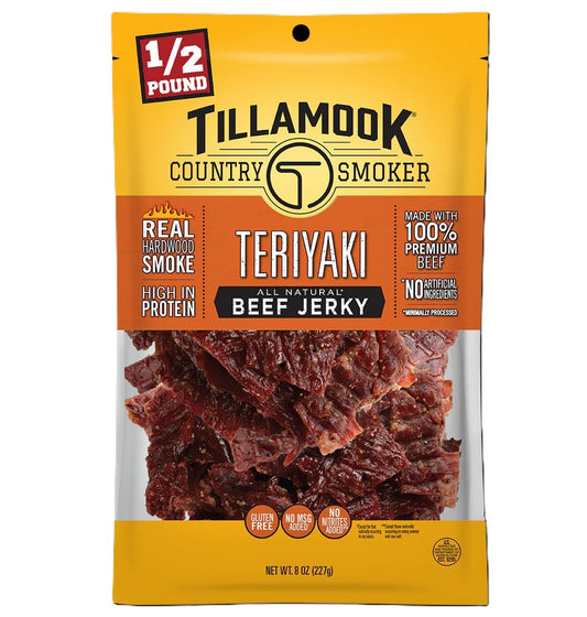 Tillamook Teriyaki Beef Jerky 8oz