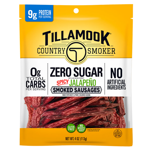 Tillamook Zero Sugar Jalapeno Sticks 4oz