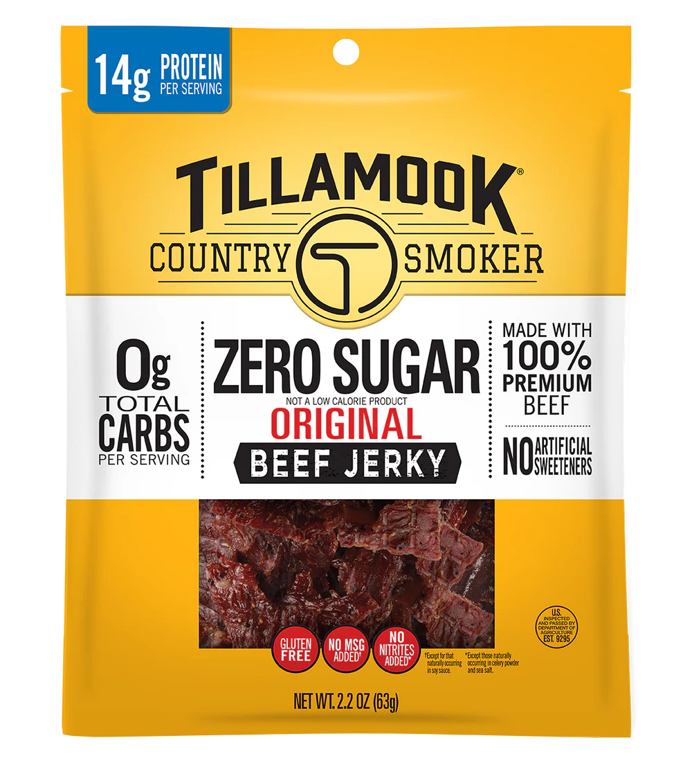 Tillamook Zero Sugar Original Jerky 2.2oz