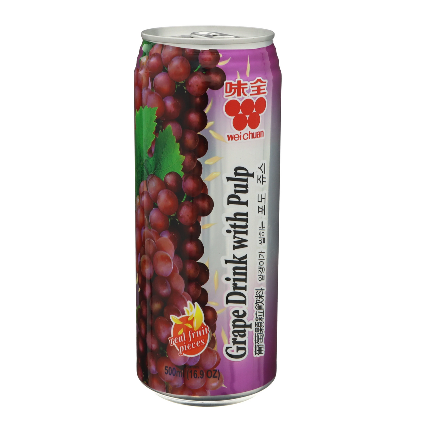 Wei Chuan Grape Drink w/ Pulp 16.9fl oz.