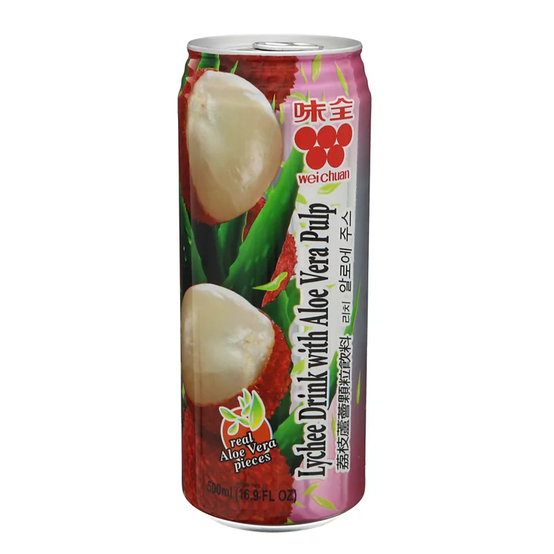 Wei Chuan Lychee Drink w/ Aloe Pulp