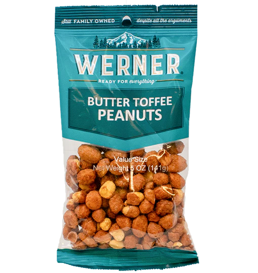 Werner Butter Toffee Peanuts 5oz