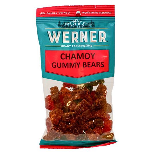 Werner Candy Chamoy Gummy Bears 6oz