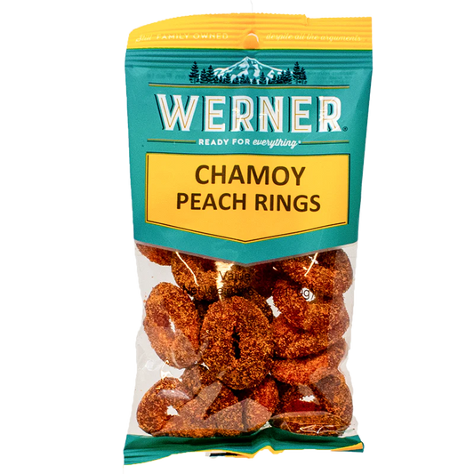 Werner Candy Chamoy Peach Rings 6oz