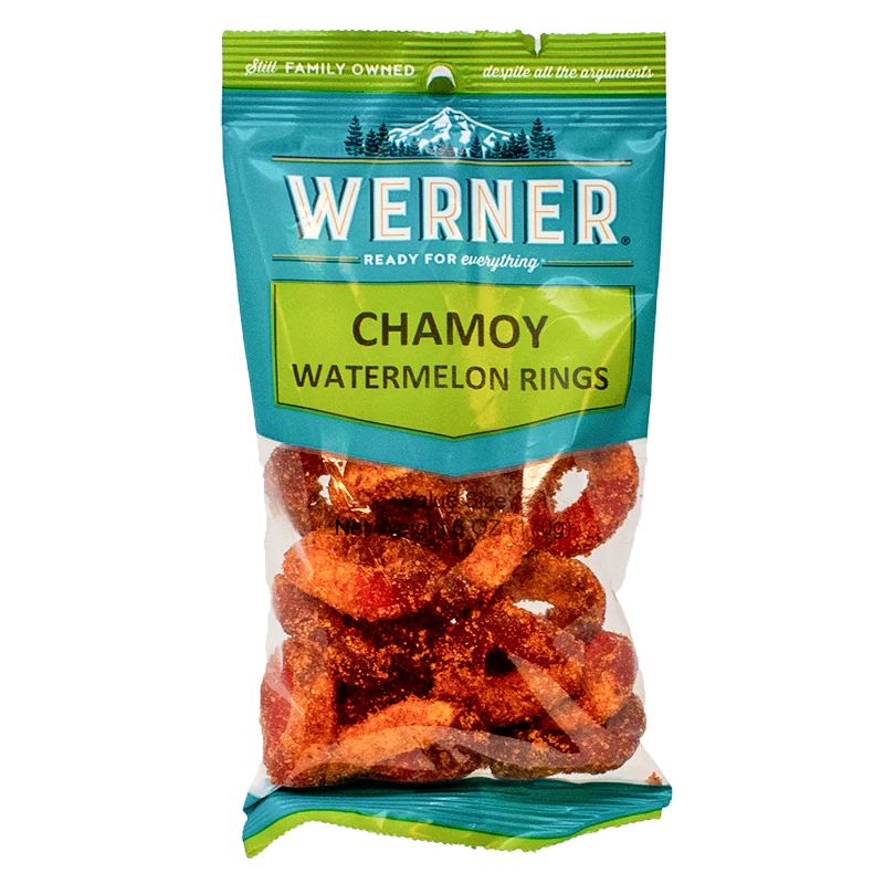 Werner Candy Chamoy Watermelon Rings 6oz
