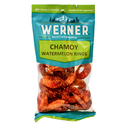 Werner Candy Chamoy Watermelon Rings 6oz