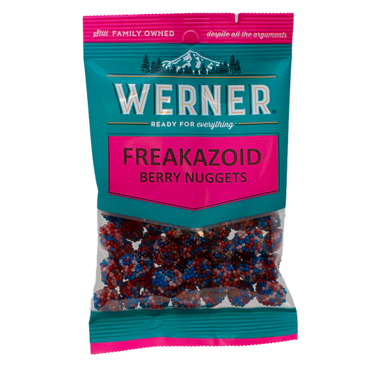 Werner Candy Freakazoid Berry Clusters 3.25oz