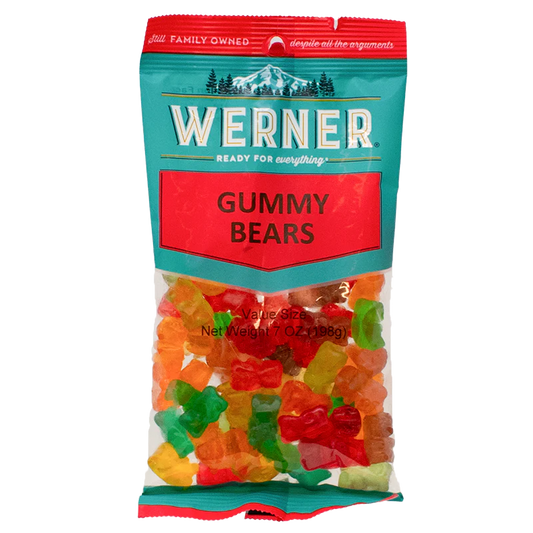Werner Candy Gummy Bears 8oz