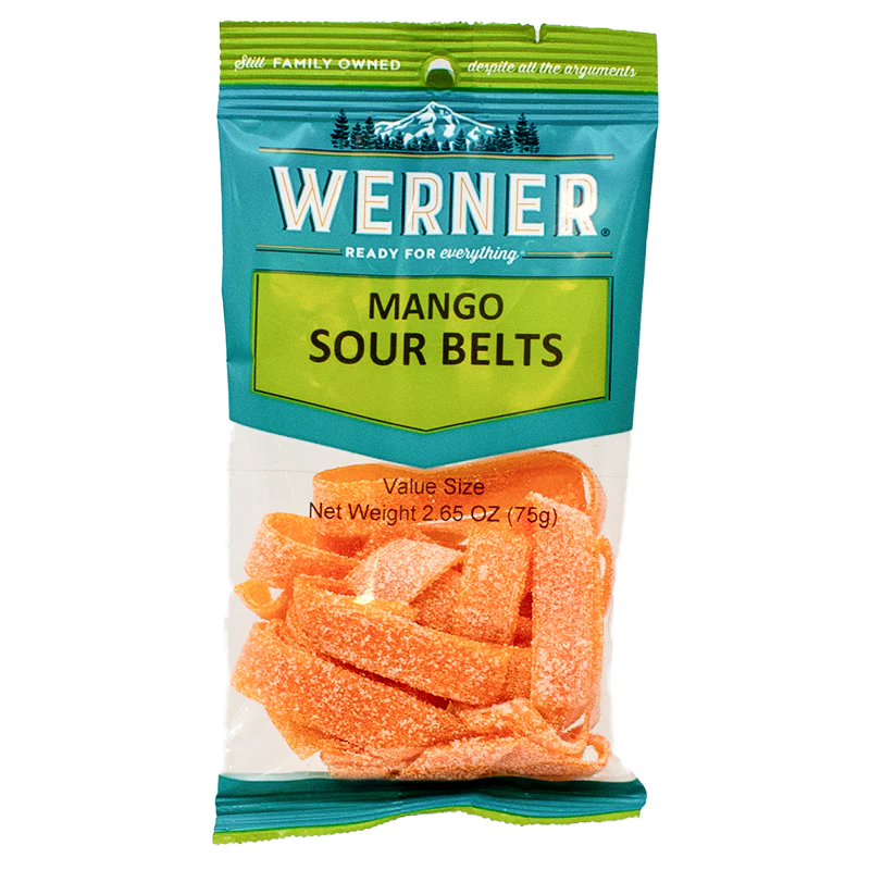 Werner Candy Mango Belts 2.65oz