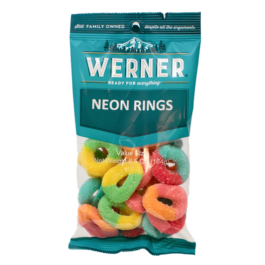 Werner Candy Neon Rings 6.5oz