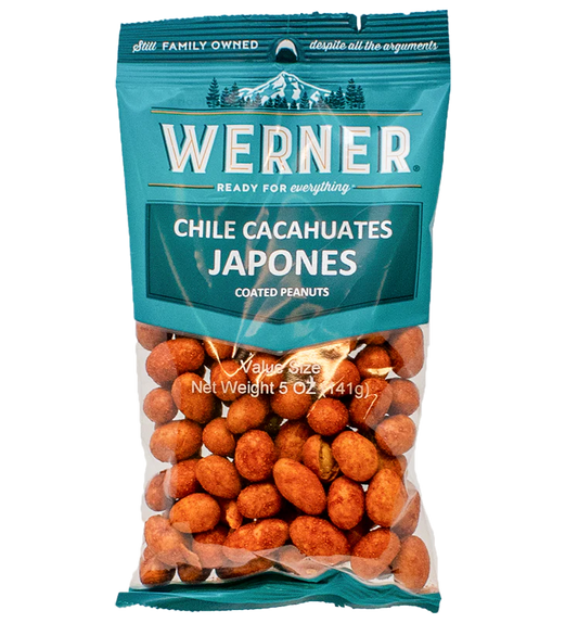 Werner Japones Chile Peanuts 5oz