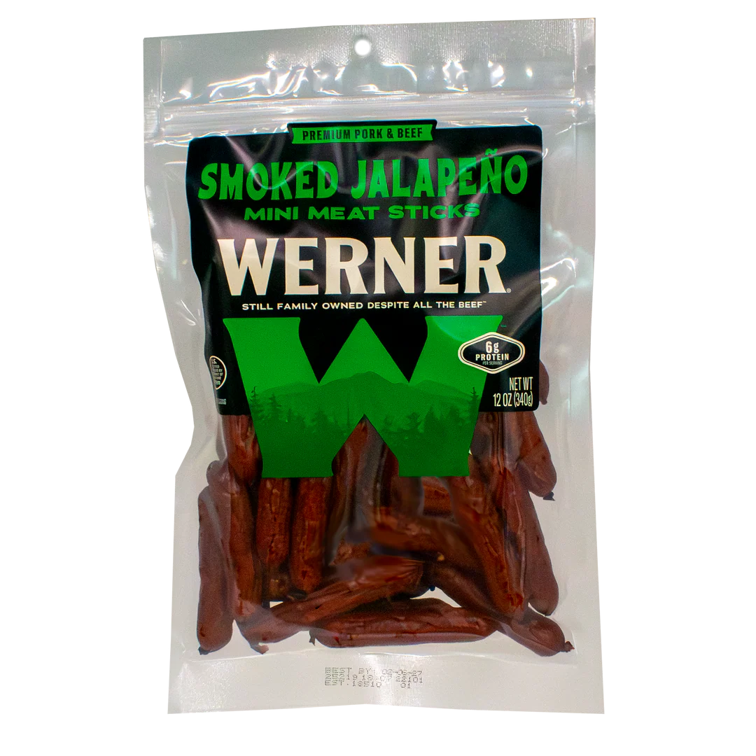 Werner Mini Sticks Jalapeno 12oz