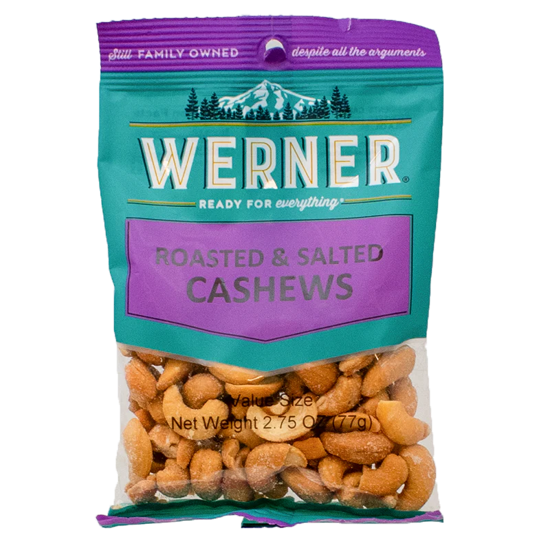 Werner Roasted & Salted Cashews 2oz