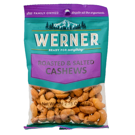 Werner Roasted & Salted Cashews 2oz