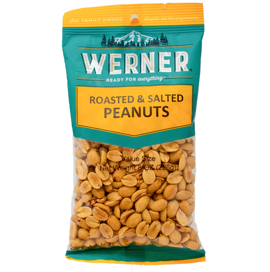 Werner Roasted & Salted Peanuts 8oz