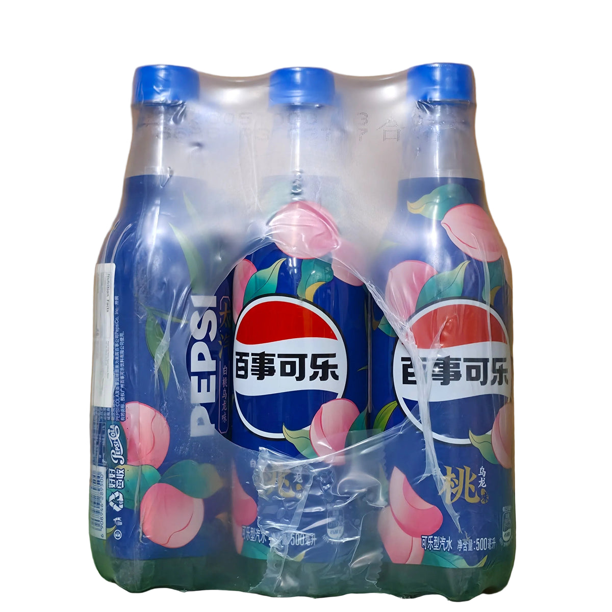 Pepsi White Peach Oolong Flavor Soda 500ml