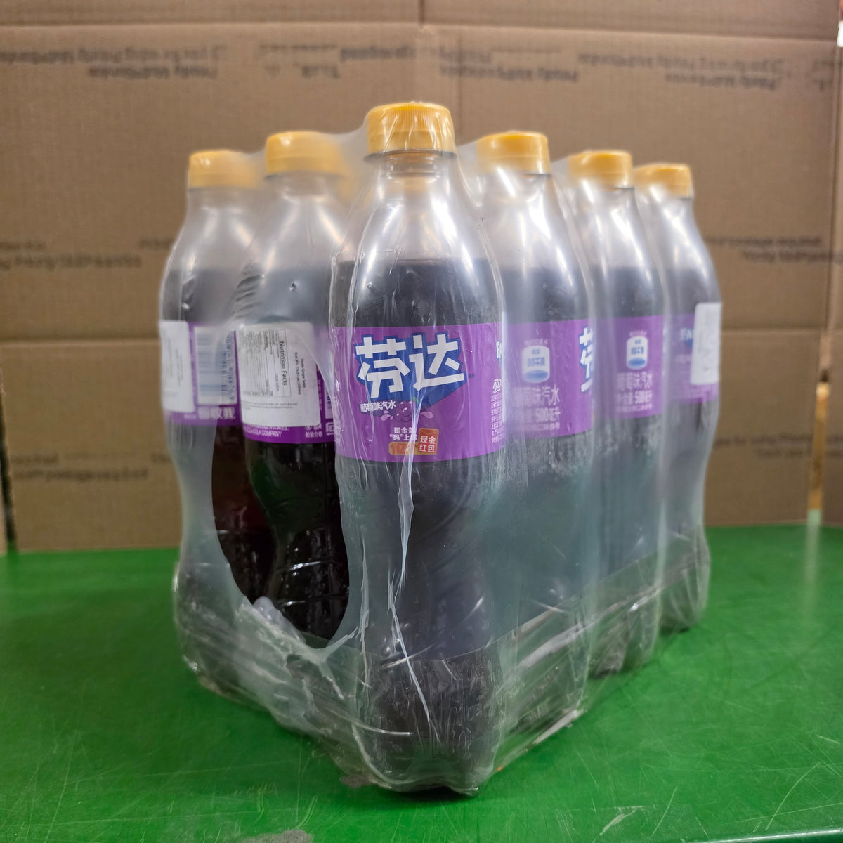 Fanta Grape Flavor Soda 500ml