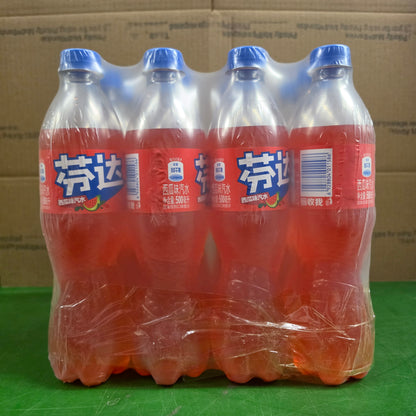 Fanta Watermelon Flavor Soda 500ml