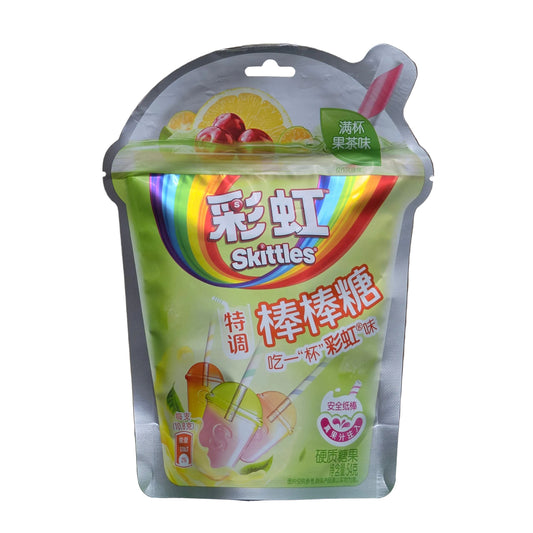 Skittles Lollipop Fruit Tea flavors 54g