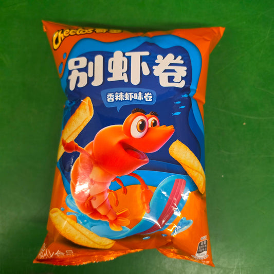 Cheetos Spicy Shrimp Flavor Potato Roll Snacks 70g