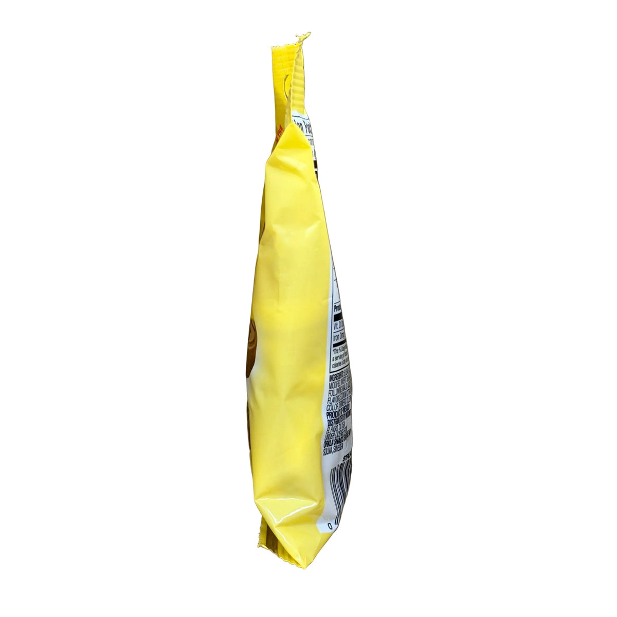 shopnathans.com Bubs Ovals Sweet Banana Toffee candy bag side view showing yellow packaging