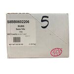 shopnathans.com bulk shipping box of Bubs Ovals Sweet Banana Toffee candy, 8 count 5.5oz bags