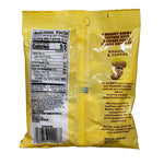 shopnathans.com Bubs Ovals Sweet Banana Toffee candy bag back view showing nutrition facts and product details
