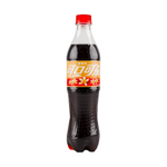 shopnathans.com Coca-Cola Vanilla flavor soda in a 500ml plastic bottle with a red cap and floral label design