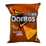 shopnathans.com Doritos Smokin BBQ flavor tortilla chips in a 68g brown bag with bold seasoning and smoky aroma