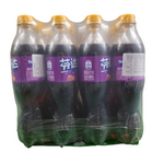 shopnathans.com Fanta Grape soda 500ml four-pack with purple labels and yellow caps in clear plastic wrap