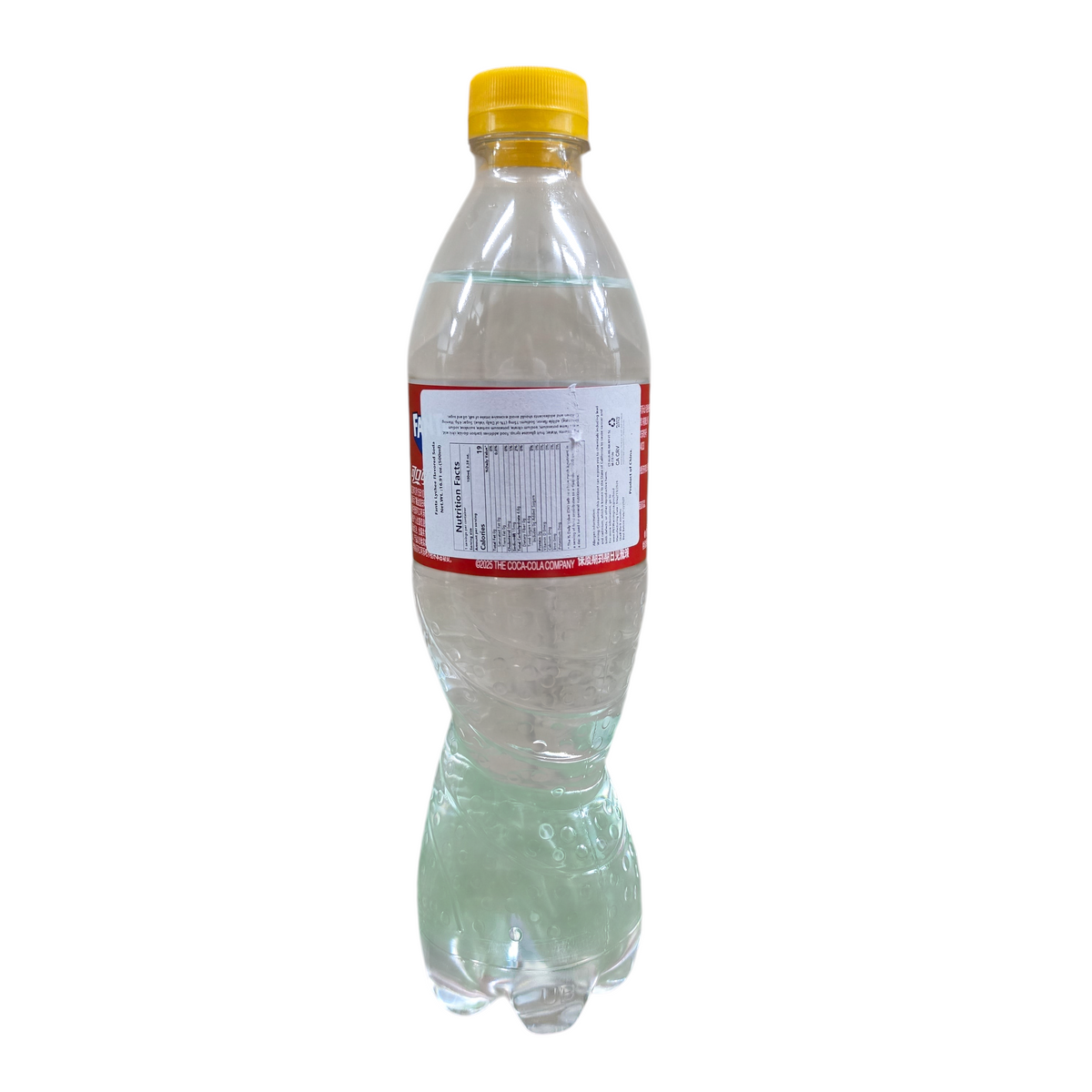 shopnathans.com Fanta Lychee Flavor soda in a 500ml clear plastic bottle with a yellow cap and red label