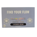 shopnathans.com Flow State lavender cream kava and kratom botanical supplement box with 21 plus age label