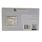 shopnathans.com Flow State Kava and Kratom supplement facts label on the back of a 2 fl oz lavender cream shot bottle
