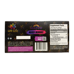shopnathans.com Luv Life Happy Botanical Shot Mixed Berries 1,000mg supplement facts label on a 60ml bottle