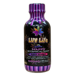 shopnathans.com Luv Life Happy Botanical Shot in mixed berries flavor, a 1000mg vegan kava and kratom extract blend.