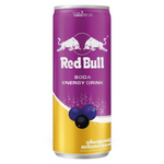shopnathans.com Red Bull Blackberry Currant sugar-free energy drink in a 250ml purple and gold can
