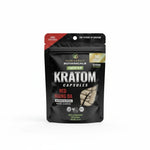 shopnathans.com Pure Infinity Botanicals Red Maeng Da Kratom capsules in a 50-count resealable black pouch