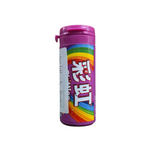 shopnathans.com Skittles Wild Berry chewy candy in a portable purple plastic bottle with rainbow branding