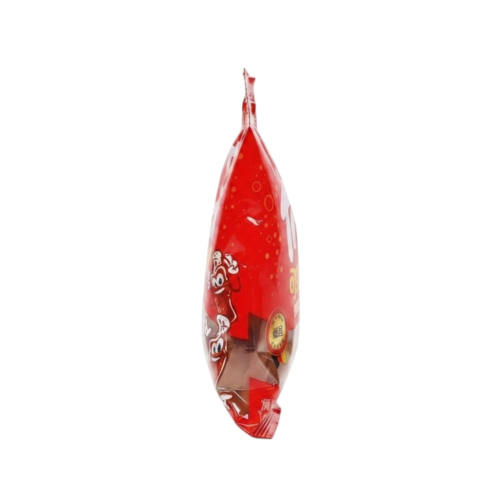 shopnathans.com Trolli cola flavored gummy candy in a red 60g bag, side view showing the slim packaging profile.