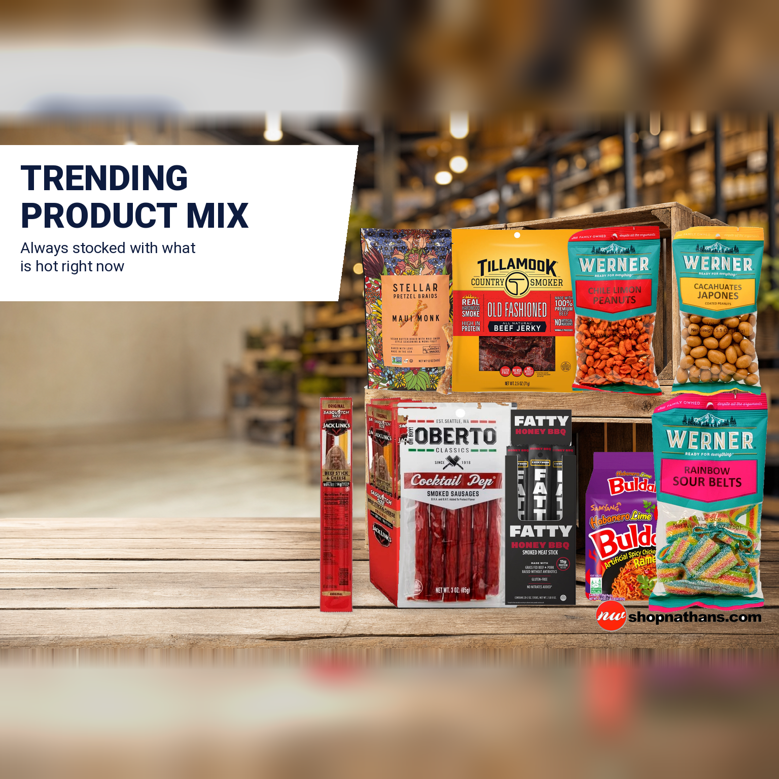 Trending Product Mix - always stocked with what's hot right now (square)